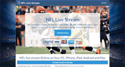 Desktop Screenshot of nfllivestream.com